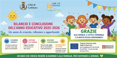 ASILO NIDO COMUNALE DI GATTINARA:
un Progetto che cresce insieme alle famiglie