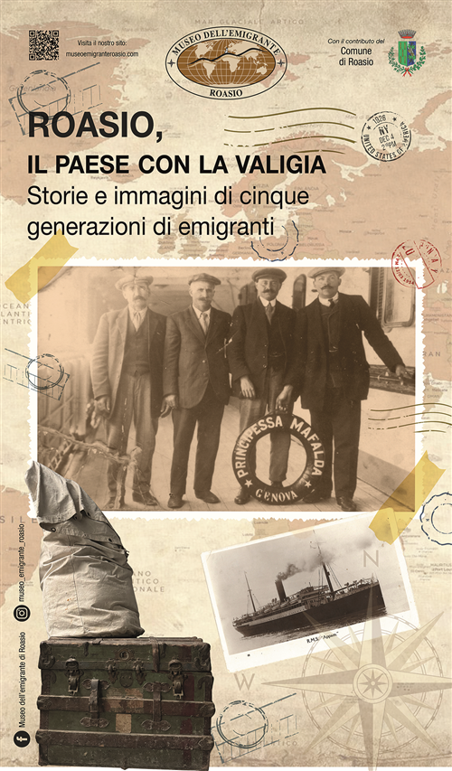 La mostra â€œRoasio, il Paese con la valigiaâ€ prorogata fino al 14 giugno a Villa Paolotti